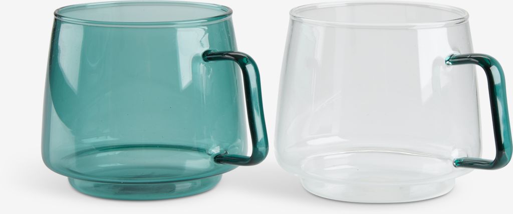 ANDERS Glass Mug 400ml – Minimalist Design